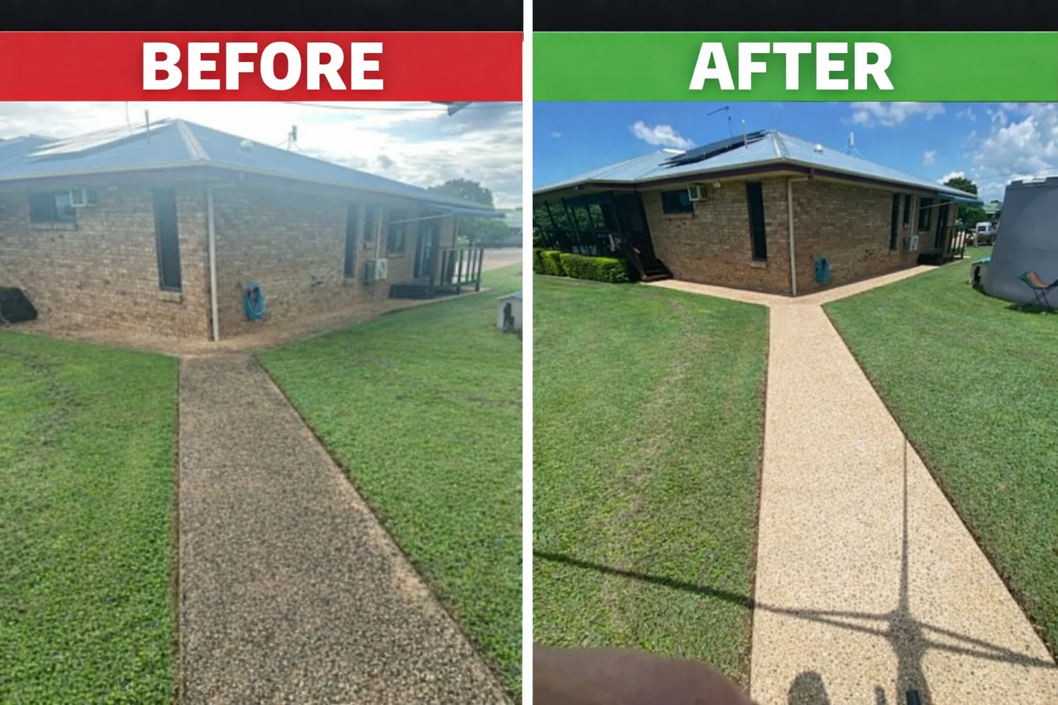 Path cleaning before and after
